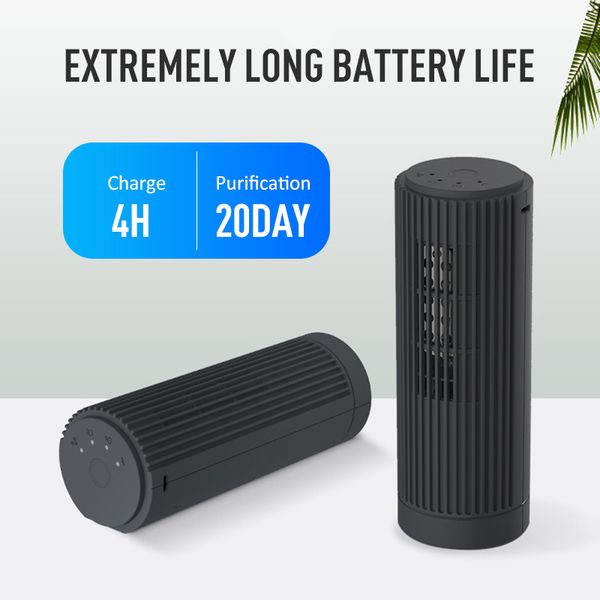 

car air purifier portable negative lon generator low noise air freshener fresh portable usb design for car indoor deskoffice