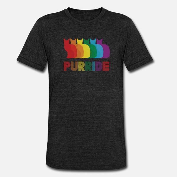 

lgbt purride rainbow cat pride t shirt men print tee shirt plus size 3xl normal famous comical summer style cool shirt