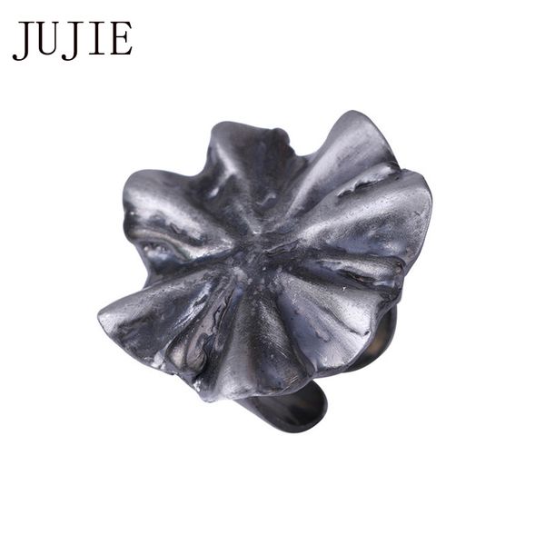 

jujie vintage matel flower wedding rings, Golden;silver