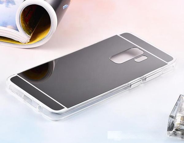 

mirror case electroplating chrome soft tpu case cover for samsung galaxy a8 a8 plus a6 a6 plus a10 a20 a30 a40 a50 a70 m10 m20 100pcs/lot