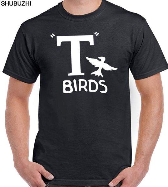 

t-birds - mens funny grease t-shirt stag do retro fancy dress outfit rod