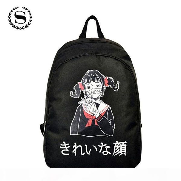 

korean and japanese style cute girls canvas backpacks student school bags travel casual rucksacks candy color shoulder bags 969t