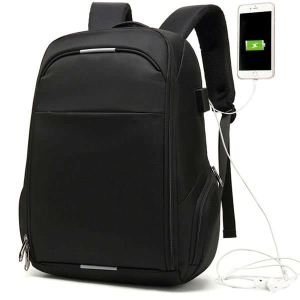 

leather luggage tag2020 cross-border new korean leisure travel waterproof backpack mens usb business luggage computer backpack mens backpack