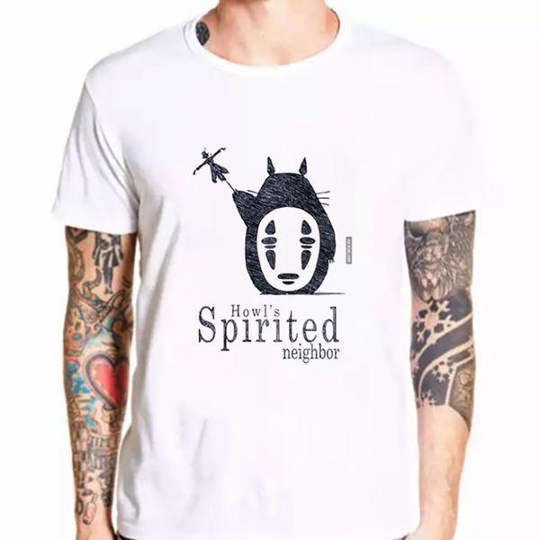 

new totoro ullzang tshirt men cotton casual t shirt studio ghibli kawaii 90s graphic t-shirt harajuku miyazaki hayao tees