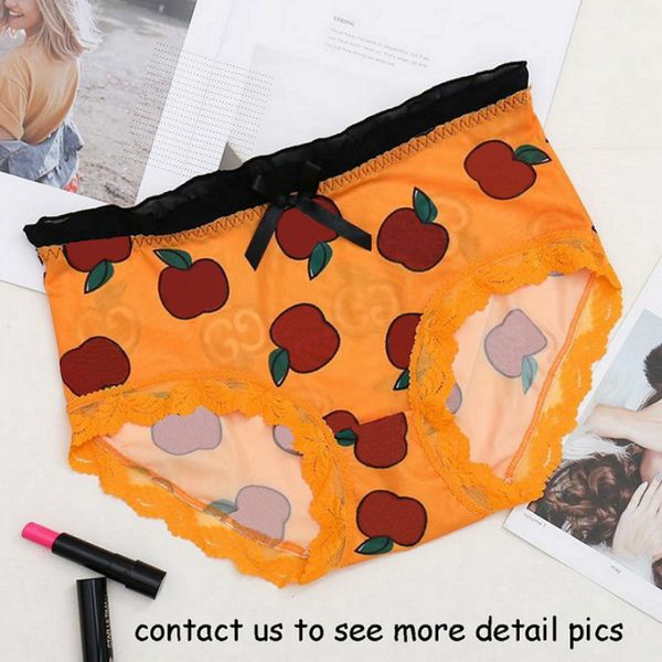 

Women New Fashion Underwear Ladies Briefs Trendy Printing Classic Underpants Womens Girls Sexy Lace Panties 3 Styles Free Shipping