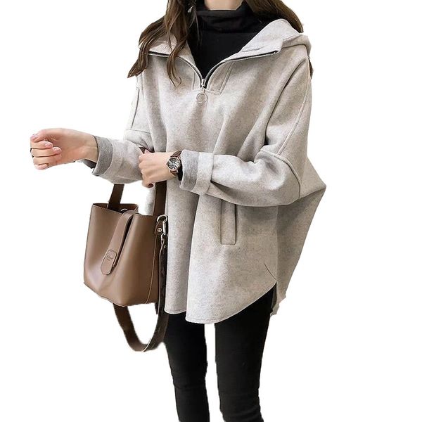 

new women's sweatshirt cotton oversized vintage hoodies and sweatshirts with hood cotton fashion hoodies women hoody sudaderas, Black