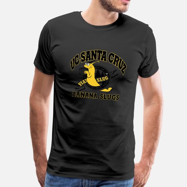 

uc santa cruz banana slugs t shirt men printed cotton s-3xl gift fashion spring autumn letters shirt