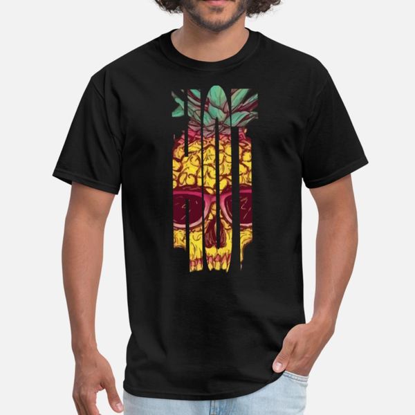 

pineapple t shirt men create tee shirt o neck fit casual spring vintage shirt