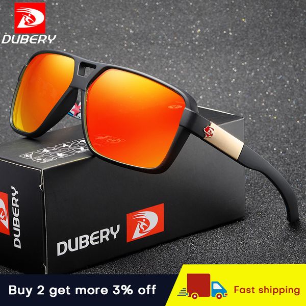 

dubery 2020 luxury polarized sunglasses men's driving shades male sun glasses vintage driving travel fishing classic sun glasses, White;black