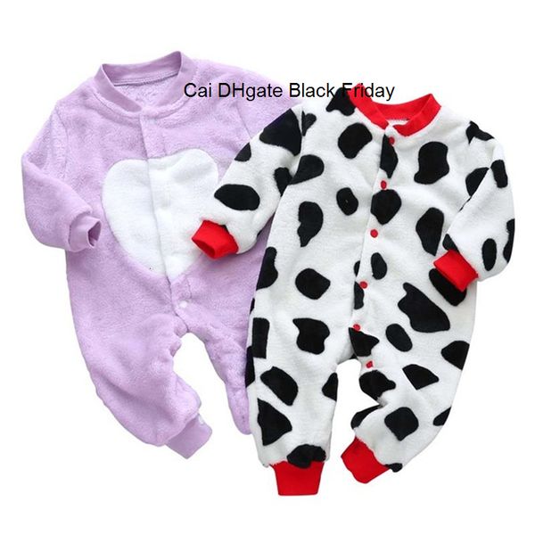 

winter baby rompers long sleeve jumpsuit baby clothing infant thick velvet warm clothes newborn boys girls overalls baby pajamas, Blue