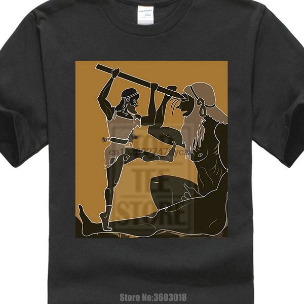 

buy shirts novelty men crew neck short sleeve cyclops and odysseus t shirt greek mythology ancient greece tees