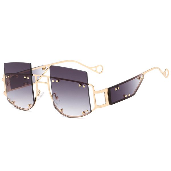 

punk style sunglasses outdoor beach glasses designer new fashion eyewear ladies uv protection glasses ing, White;black