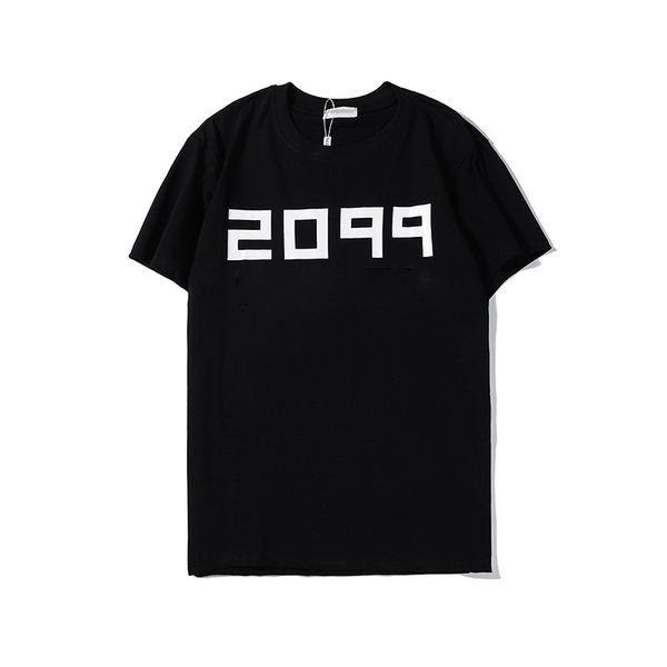 

men's & women's t-shirts fashion mens letter print crew neck shirts womens casual breathable short sleeves tees 4 styles size s-2x, White;black