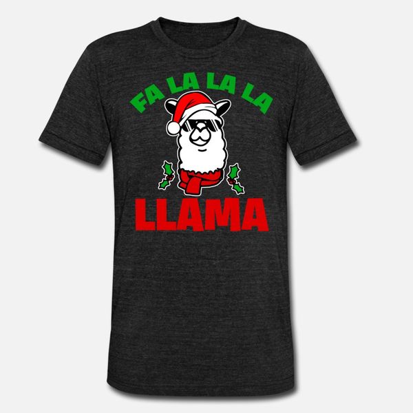 

christmas lama t shirt men character 100% cotton o neck natural interesting breathable spring letter shirt