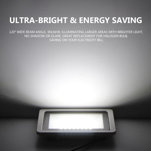 

10/30/50/100w led floodlight waterproof outdoor security light outdoor flood light wall light for yard garage warehouse garden