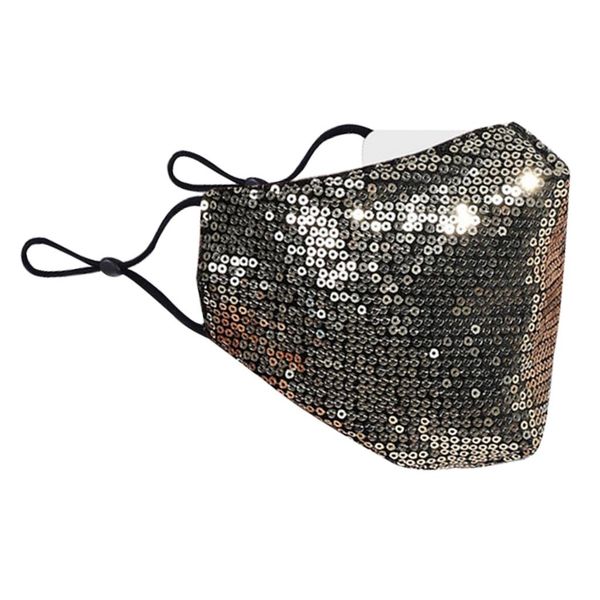 

sequins face mask fashion cotton washable breathable mouth cover
