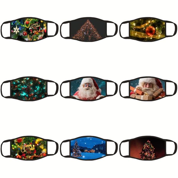 

girls summer face santa knitted women mask sports headband elastic fashion ladies hairbands yoga with button claus fashion ear gym wide omxl