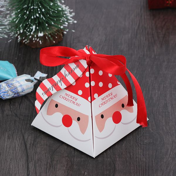 

packing gift christmas supplies with bells paper box container home candy bag