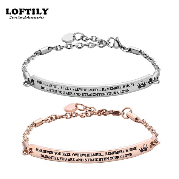 

women bracelet for daughter granddaughter gift bangles stainless steel charm bracelet for women accessories, Black