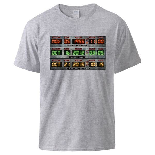 

back to the future past present and future tshirt man casual short sleeve t shirt 2020 new arrival cotton sportswear tee man top