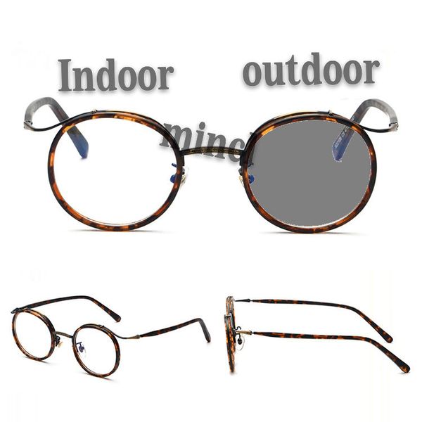 

metal finished myopia glasses women men nearsighted outdoor pchromic sunglasses student diopter -1.5 -2.0 -2.5 -3.0 -3.5 nx, Black