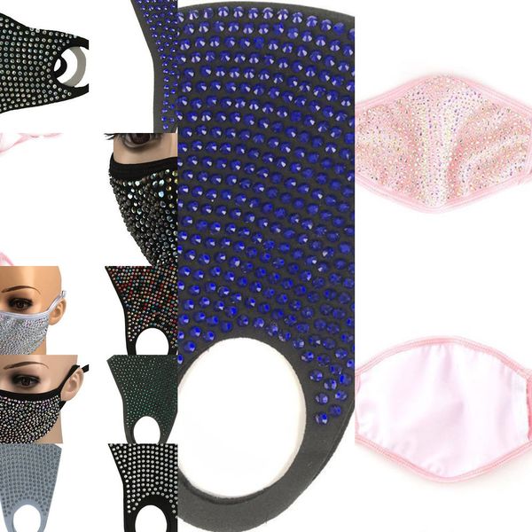 

мода пыл алмазный защитный bling bling маска рм2,5 mouth маска моющийся многоразовый wsgy 4tge1