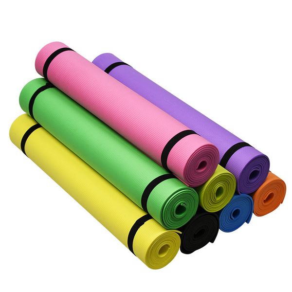 

yoga mat durable 4mm thickness non-slip eva fitness pad high density exercise pad for exercise gym pilates &t8