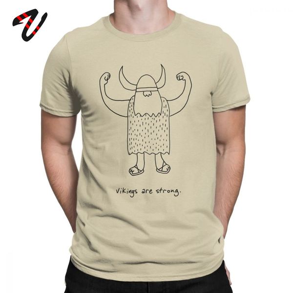 

men t shirt vikings are strong sweatshirt humor graphic tees short sleeve crewneck clothing 100% cotton t-shirt plus size