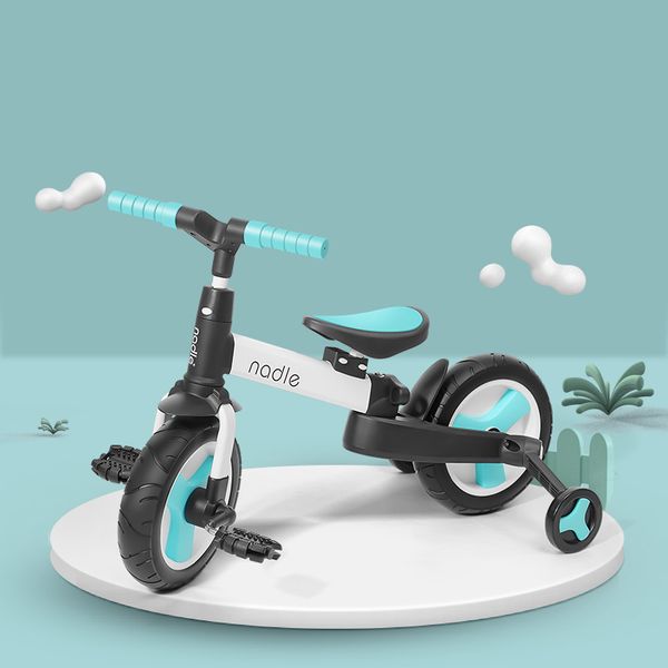

gift sets nadle bicycle children's tricycle foldable, multifunctional, bicycle, in russia