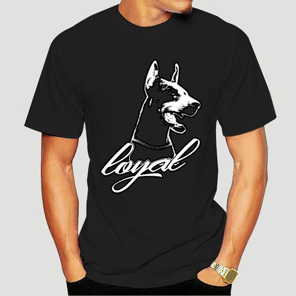 

доберман т- рубашка loyal schutzhund wachhund фон bogg дизайн-3599a