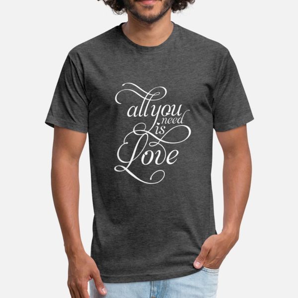 

all you need is love t shirt men anti-wrinkle short sleeve s-xxxl vintage anti-wrinkle authentic summer style letter shirt