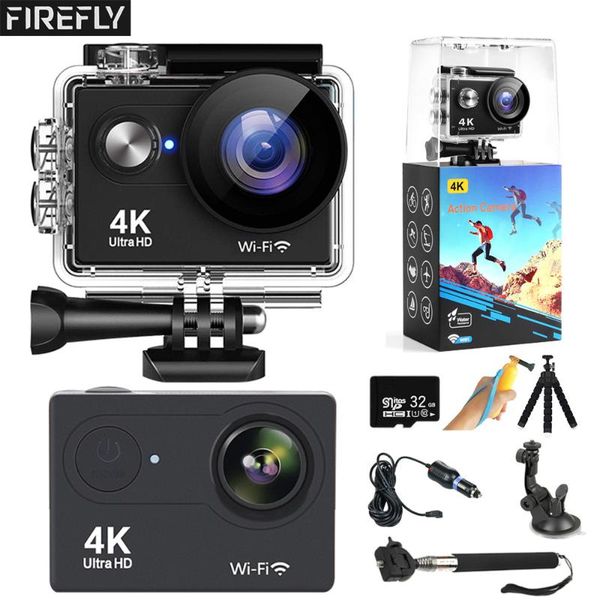 

firefly wifi action camera ultra hd 4k/30fps 16mp 2.0" 170d 30m underwater waterproof helmet video recording cameras sport cam