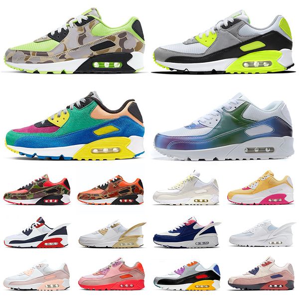 

2021 new arrival cushion 90s mens womens flyease sport shoes camo vert classical runners sneakers trainers