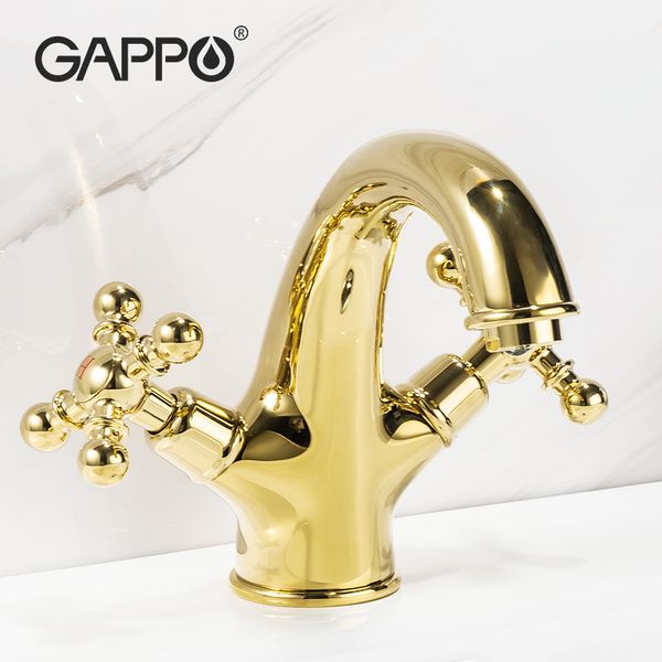 

bathroom sink faucets gappo gold faucet basin mixer water tap waterfall & cold torneira