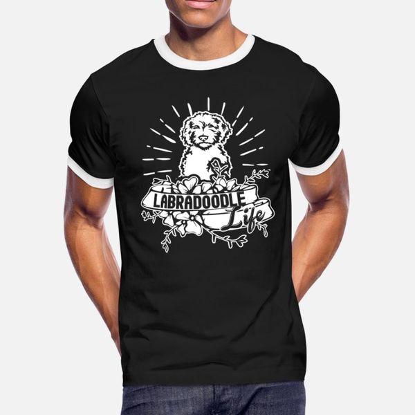 

labradoodle t shirt men designing cotton size s-3xl novelty anti-wrinkle breathable spring autumn trend shirt
