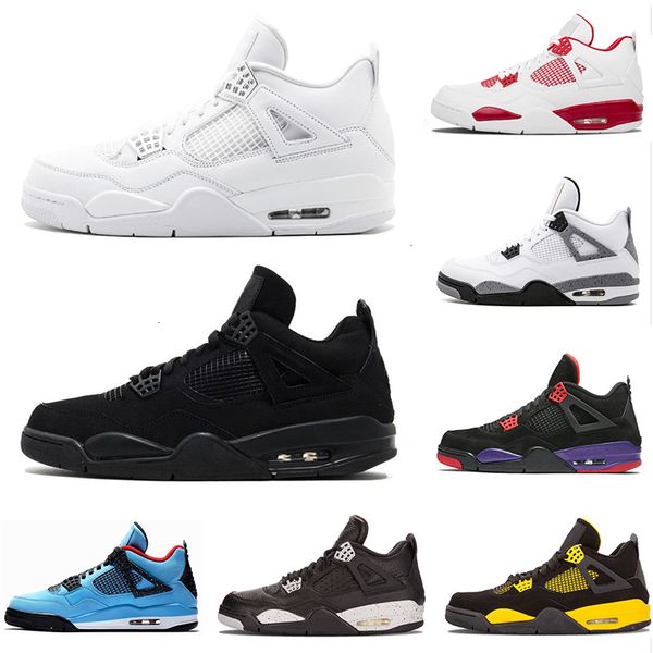 

new travis scotts cactus jack raptors mens basketball shos 4s men pure money royalty bred travis fashion men sports sneakers