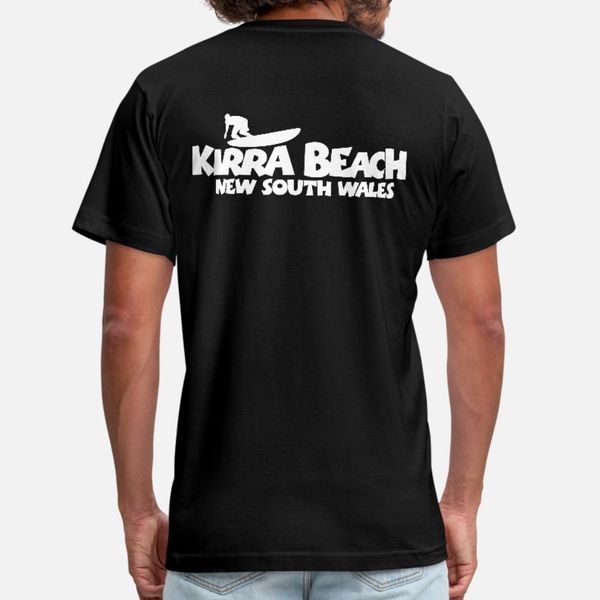 

kirra beach new south wales surfer surfing t shirt men designer short sleeve o neck male fitness breathable spring autumn trend shirt