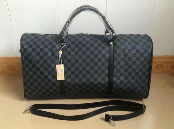 

2020 men duffle bag women travel bags hand luggage luxury designer travel bag men pu leather handbags large cross body bag totes 55cm c1