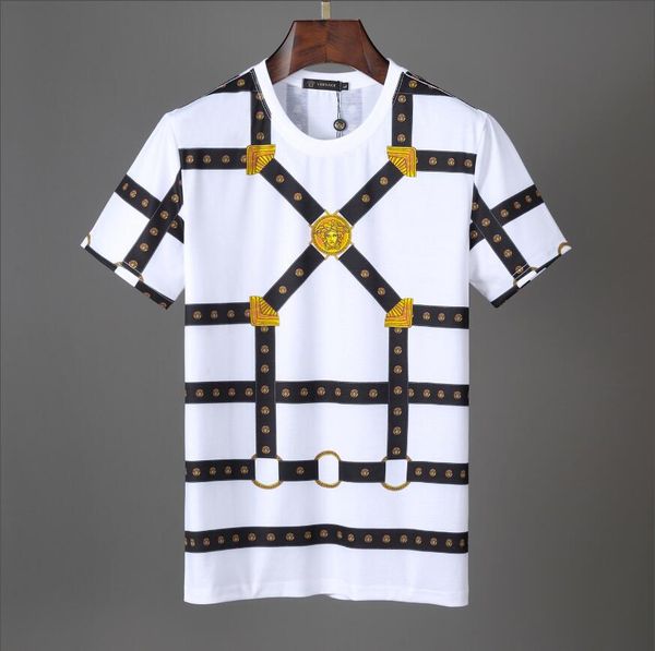 

summer paris mens luxury clothing drill t-shirt diagonal letter print t shirt fashion t shirts womens designer tshirts casual42#, White;black