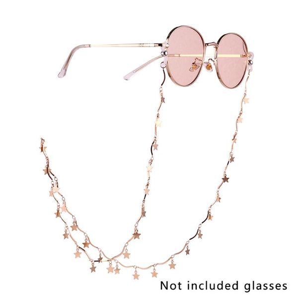

women imitation pearl decorative gold accessories sunglasses lanyard non slip anti lost reading glasses chain gift long daily, Silver