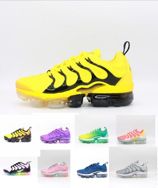 

2020 new tn plus rainbow mens womens running shoes bumblebee be true grape triple designer sherbet team red chaussures black white sneakers