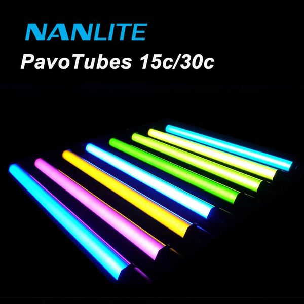 

flash heads nanguang nanlite pavotube 15c 30c rgb led light tube 2700k-6500k handheld stick video movie studio pography lighting