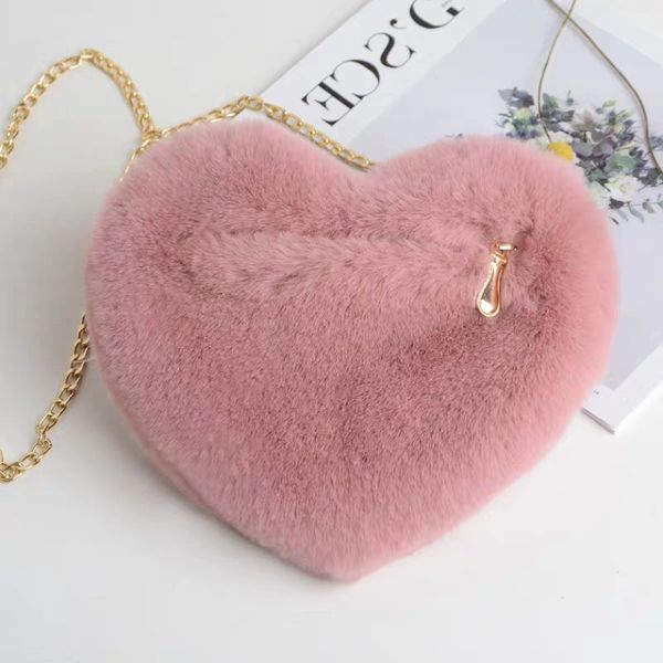 

bolsas feminina peach heart bag chain bag fashion shoulder