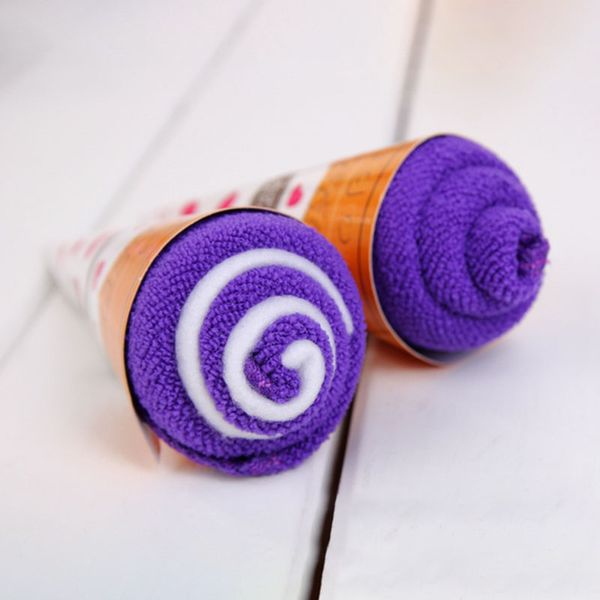 

1 pcs washcloth towel cake shape gift soft for wedding birthday party couple valentine's day aug889