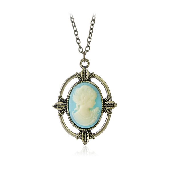 

vintage necklace jewelry elena elegant pendant fashion rhinestone embedded choker, Silver