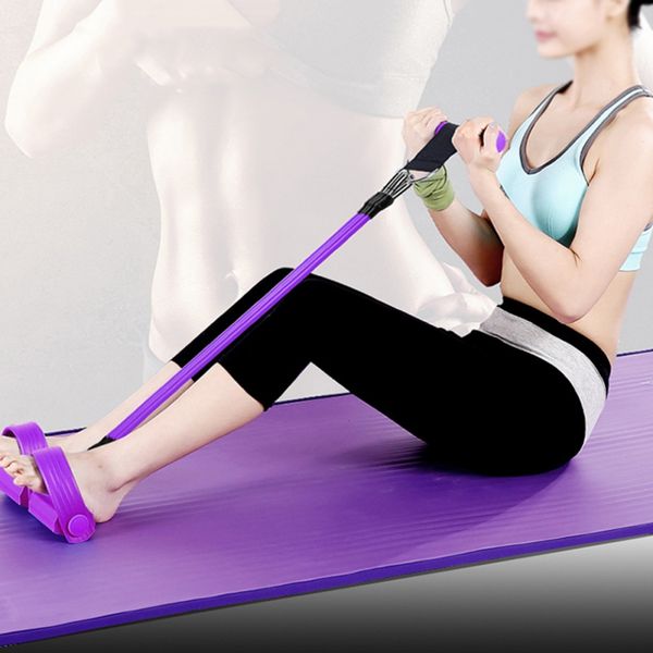 

3in1 multifunction strong fitness yoga resistance band sit-up yoga fitness gear legs pull pedal exerciser