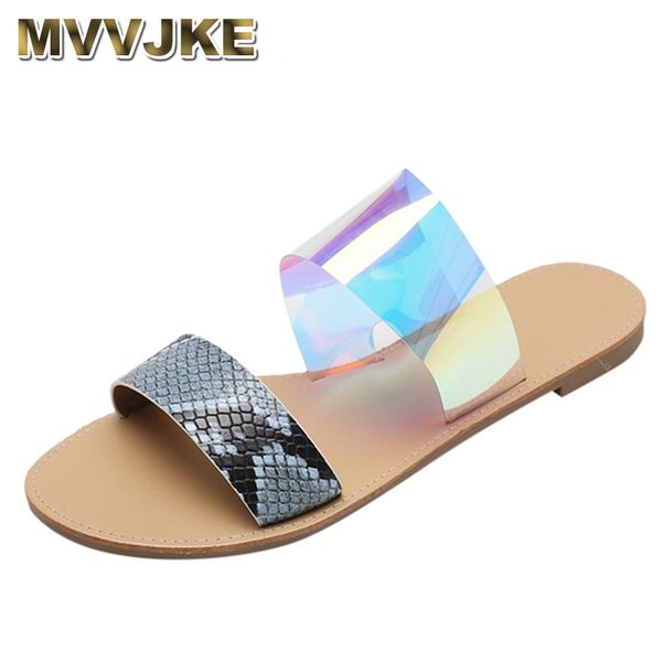 

mvvjkesummer slippers shoes women 2020 casual transparent leopard print thongs thin flat belt beach slides low heel sandals, Black
