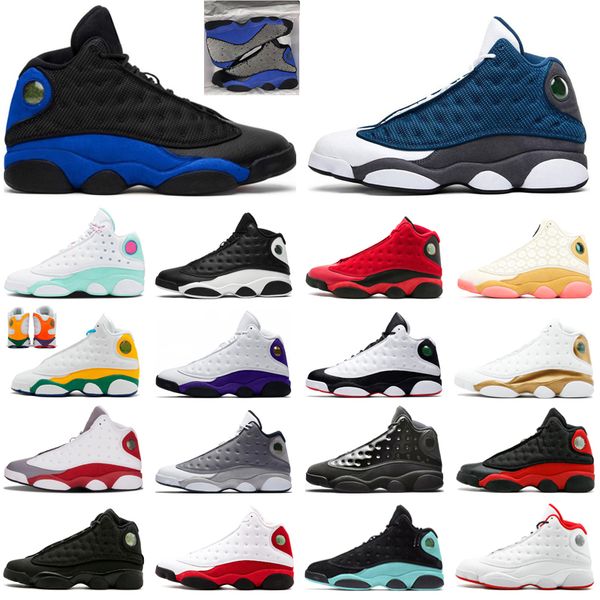 

2020 hyper royal 13 13s jumpman basketball shoes aurora green flint chicago bred reverse he got game black cat mens trainers sports sneakers