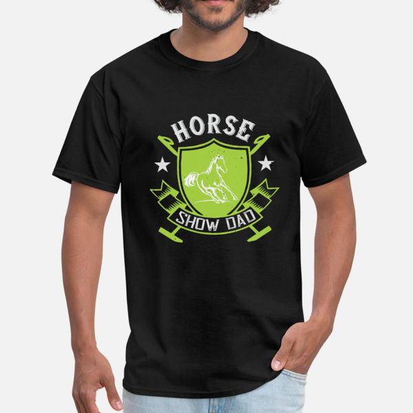 

horse show папа тенниска мужчин проектирование хлопка плюс размер 3xl homme фитнес новая мода весна стандартная рубашка