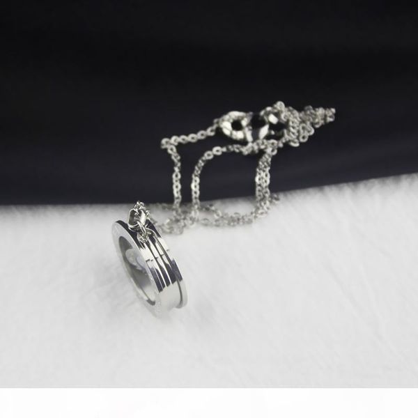 

женская круг вращающийся подвеска ожерелье женщины 925 стерлингового серебра полые ожерелье матери ювелирных изделий венчания перлы engageme, Silver